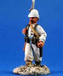 Foreign Legion Mounted Co on foot in sun helmets marching (6)