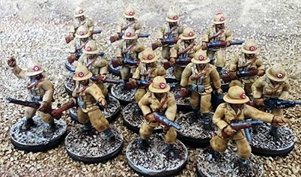 Infantry Squad in Sun Helmets