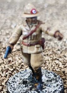 Infantry Officer in Sun Helmet